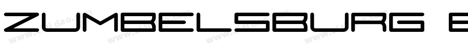 Zumbelsburg Bold字体转换